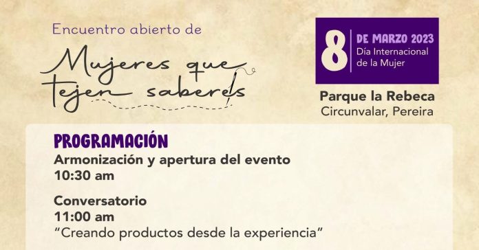 Mujeres que tejen saberes
