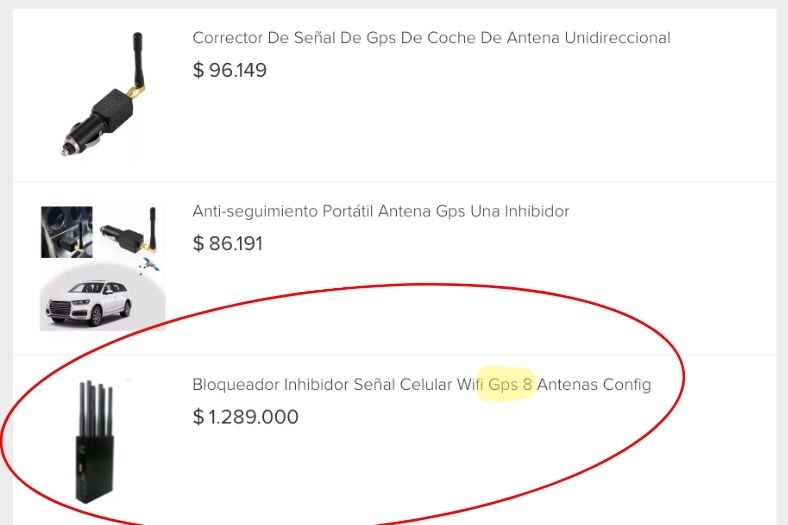 Captura de pantalla: Inhibidores de Señal Disponibles en Comercios Electrónicos | Tecnología para Bloquear Señales al Alcance | Noticias UnoA
