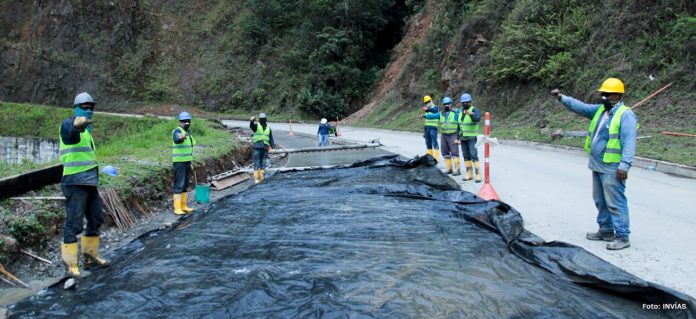 Obras pavimentacion vía a Quibdó