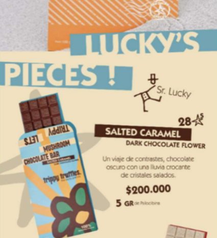 Chocolatina con alucinógeno