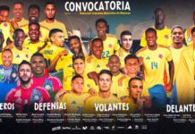 Convocatoria de la Selección Colombia de Mayores para enfrentar a Perú y Argentina por la clasificación al Mundial