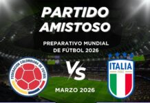 Colombia enfrentaría a la Selección de Italia en el 2026, como preparativo de cara al Mundial de USA, México y Canadá