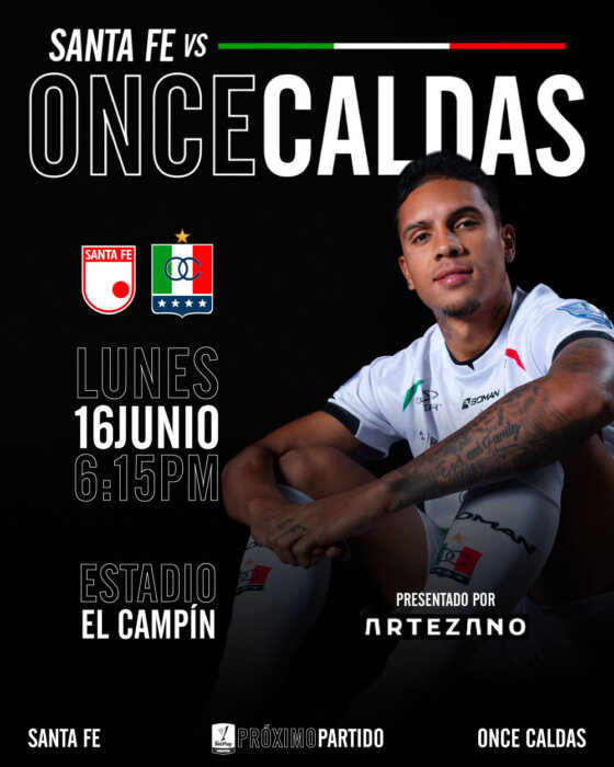 santa fe vs once caldas
