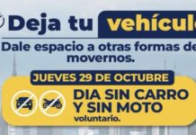 Manizales tendrá Día sin Carro y sin Moto voluntario este jueves 29 de octubre